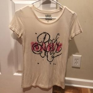 Van’s “Rock n Roll Baby” women’s t shirt
